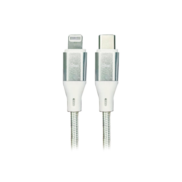 Cable Certificado Lightning a Tipo C Silver