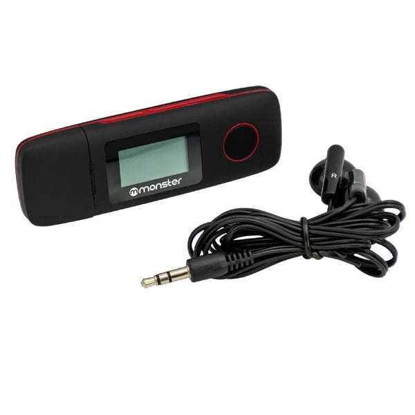 Reproductor MP3 Monster Audio 16GB Radio FM Puerto microSD