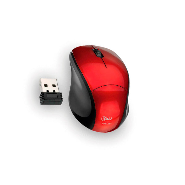 Mouse Inalámbrico Mw 8100 Advanced Usb Mlab Rojo