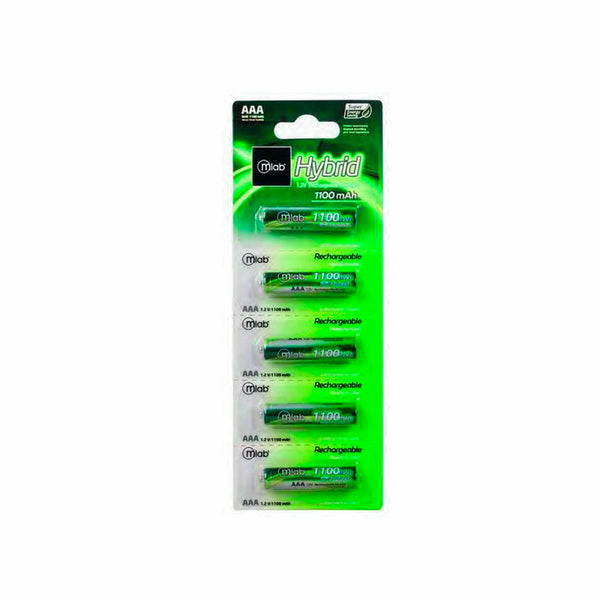 Pilas Recargable Aaa Microlab Hybrid 1100mah Precargadas 5u