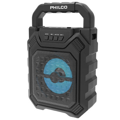 Parlante Bluetooth Philco 5W Luz RGB 1200mAh SD