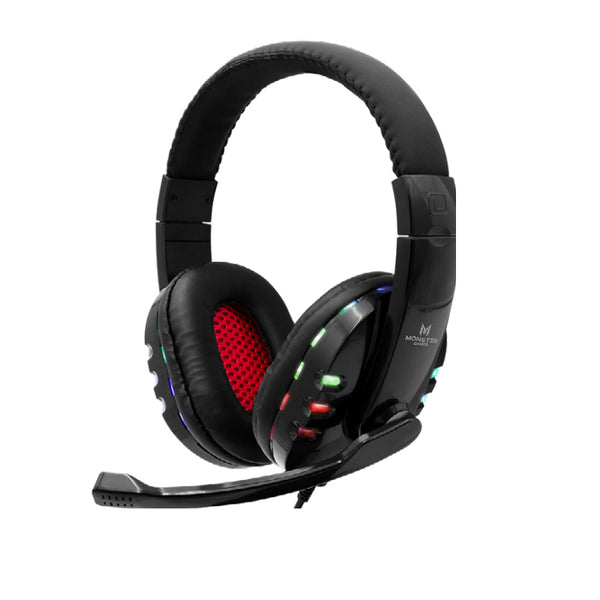 Audífonos Monster Gamer Bogey Games RGB Over-Ear