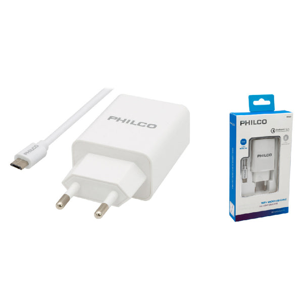 Cargador USB Inteligente Con Cable Micro USB