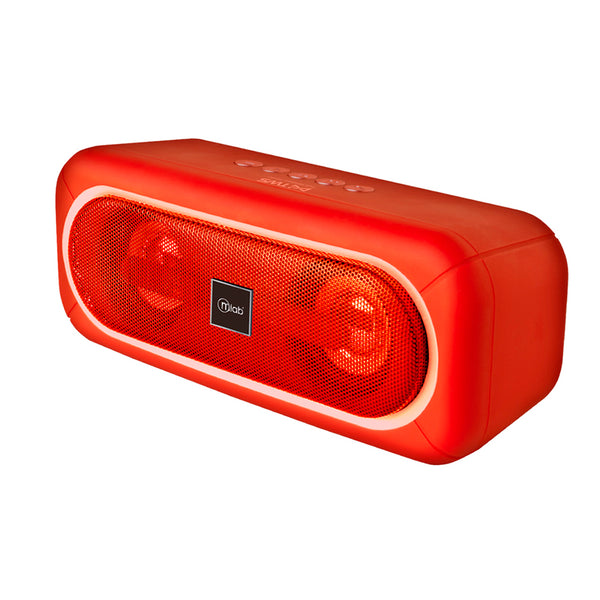 Parlante Bluetooth Mlab Extrem Bass Tws 8908 Red