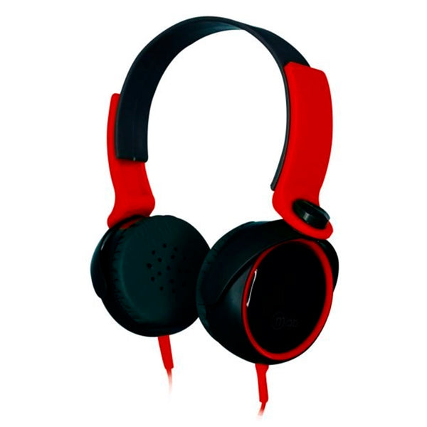 Audífonos Extrabass Over Ear Alámbricos Mlab Rojo