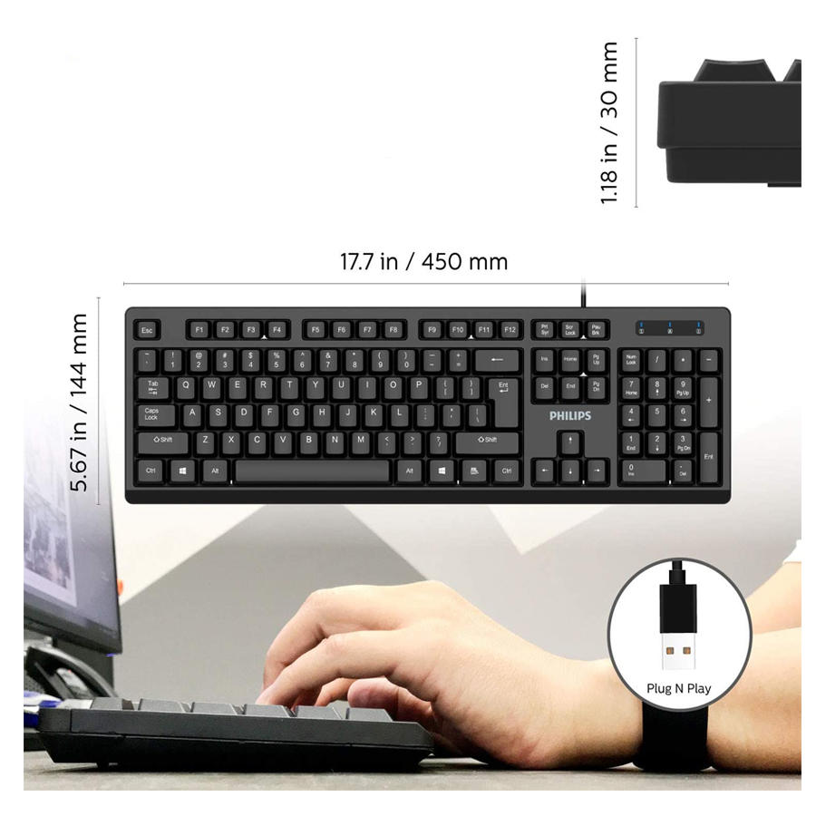 Combinado teclado-ratón inalámbrico SPT6234/00