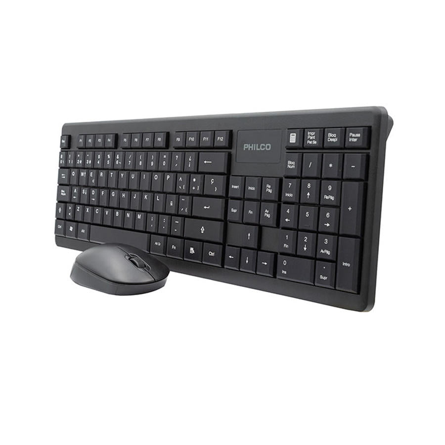 Combo Teclado + Mouse Inalámbrico Philco 1200 Dpi Blanco SPT6314 (Espa –  G-Games